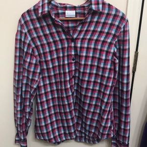Columbia Shirt button up size L